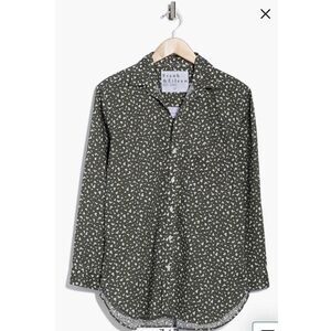 Frank&Eileen Joedy Green Messy Heart Button Down Shirt Size XL